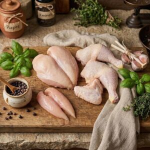 🐔 Kurczak wiejski (ok. 3 kg) – poporcjowany dla Twojej wygody